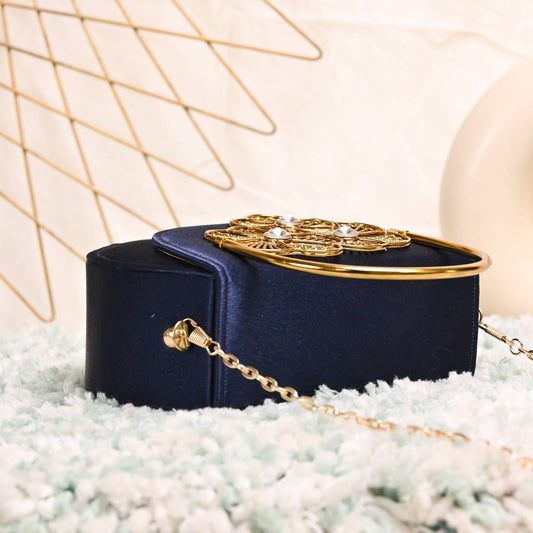 Mini Box Brass Handle Bag